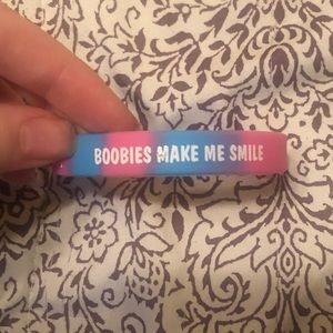 Boobies Make Me Smile bracelet